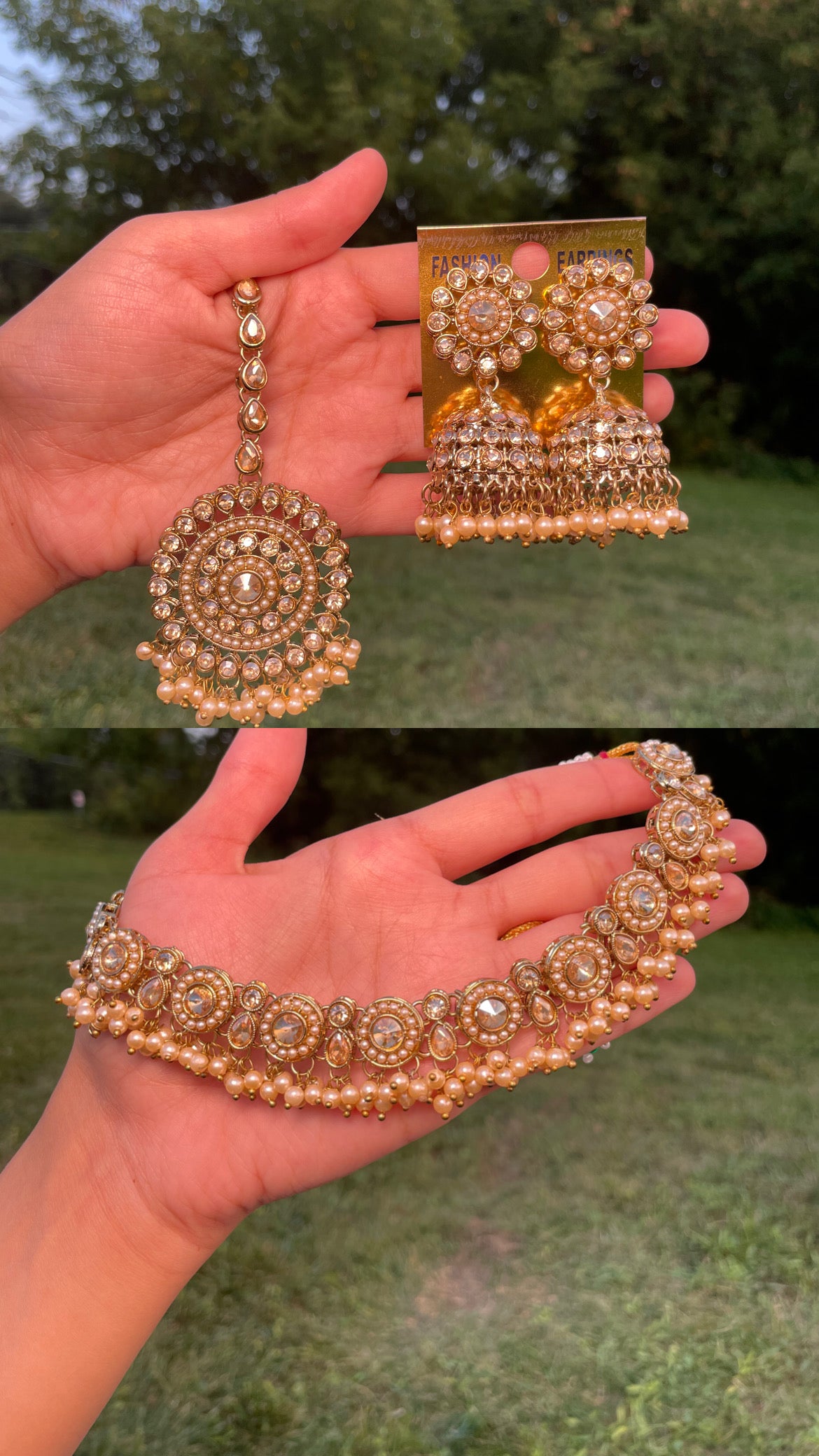 ✨Indian Choker Set w/Jumke & Tikka✨