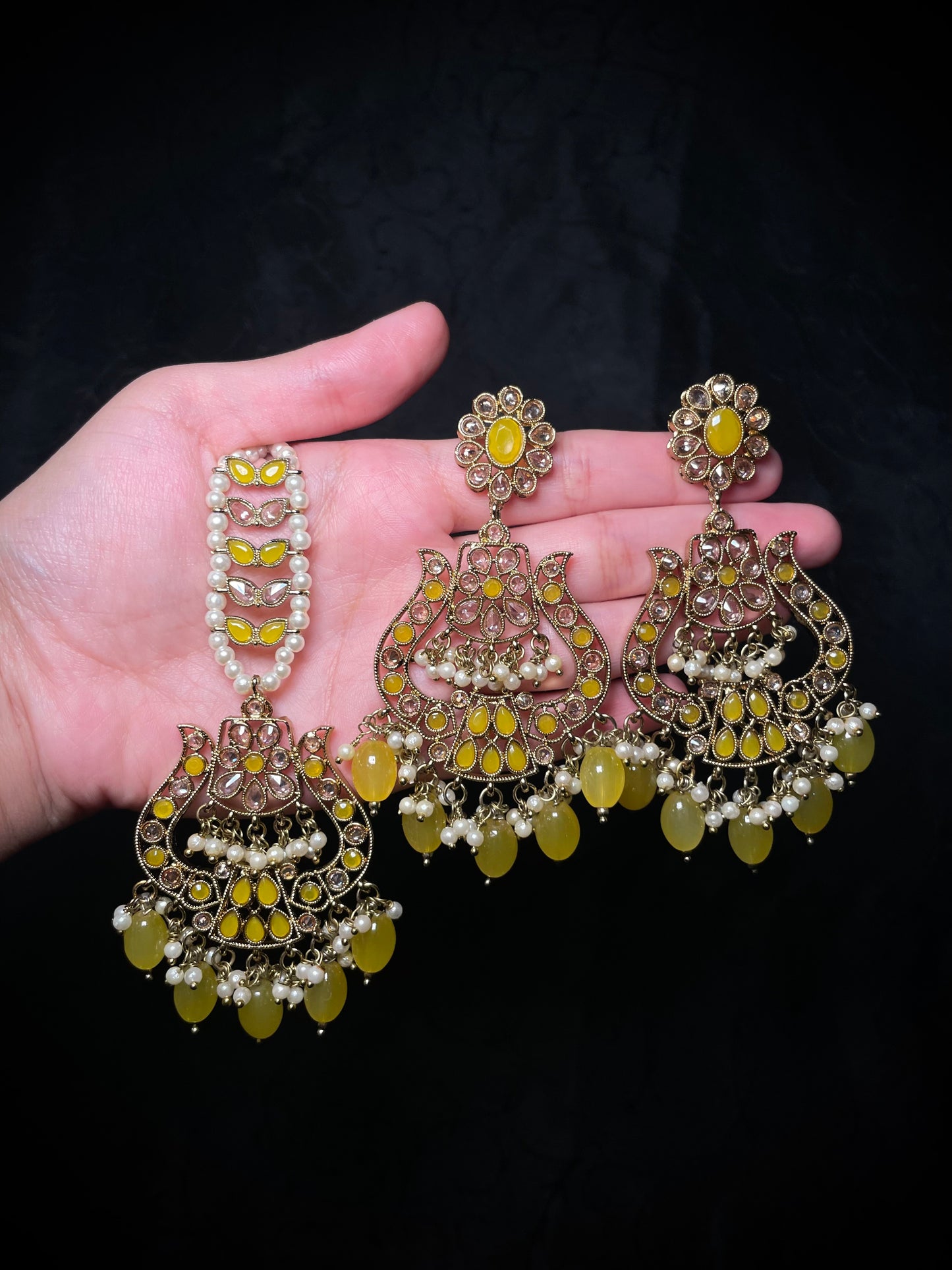 ✨Indian Polki Tikka Set✨