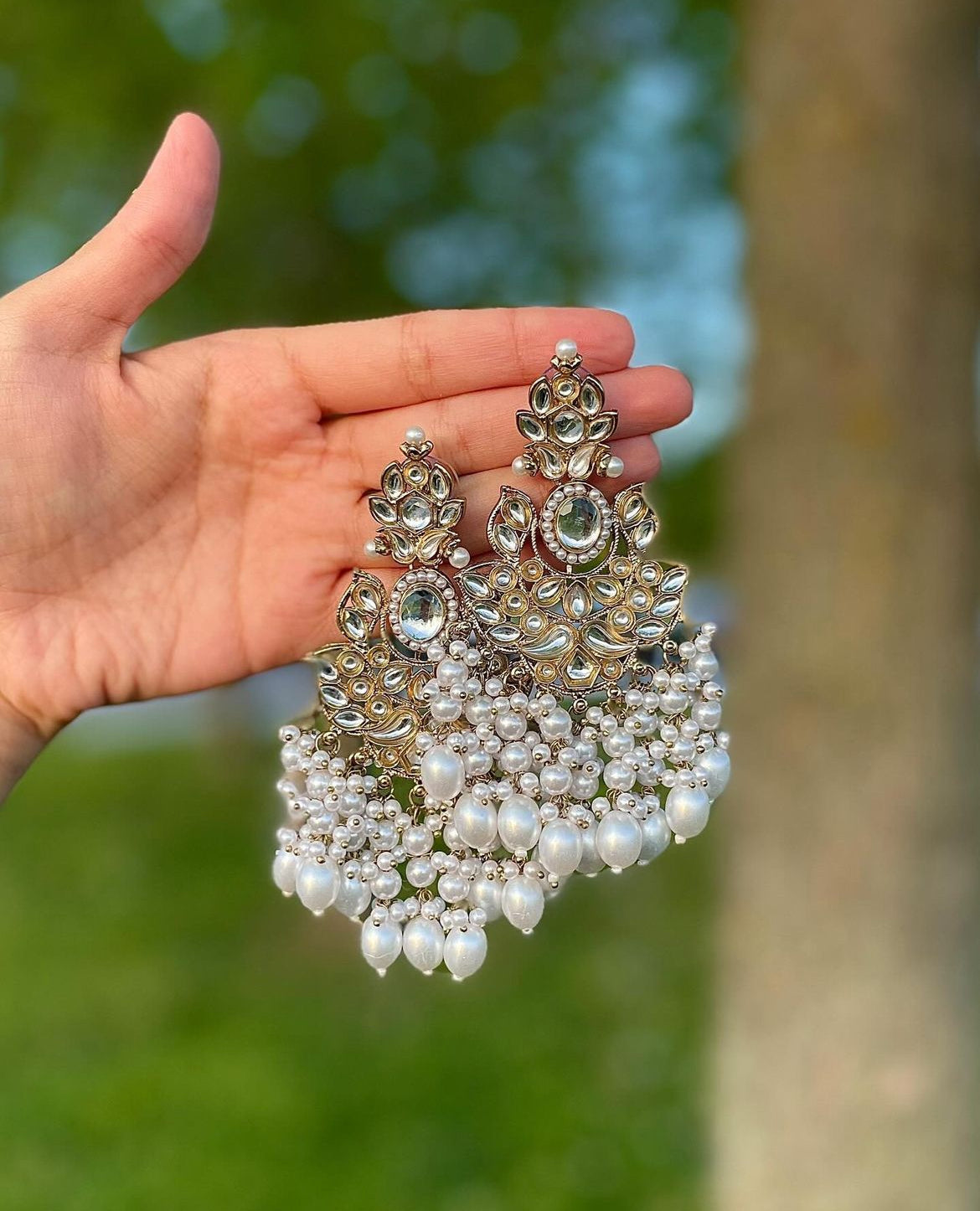 ✨Kundan Chandelier Style Earrings✨