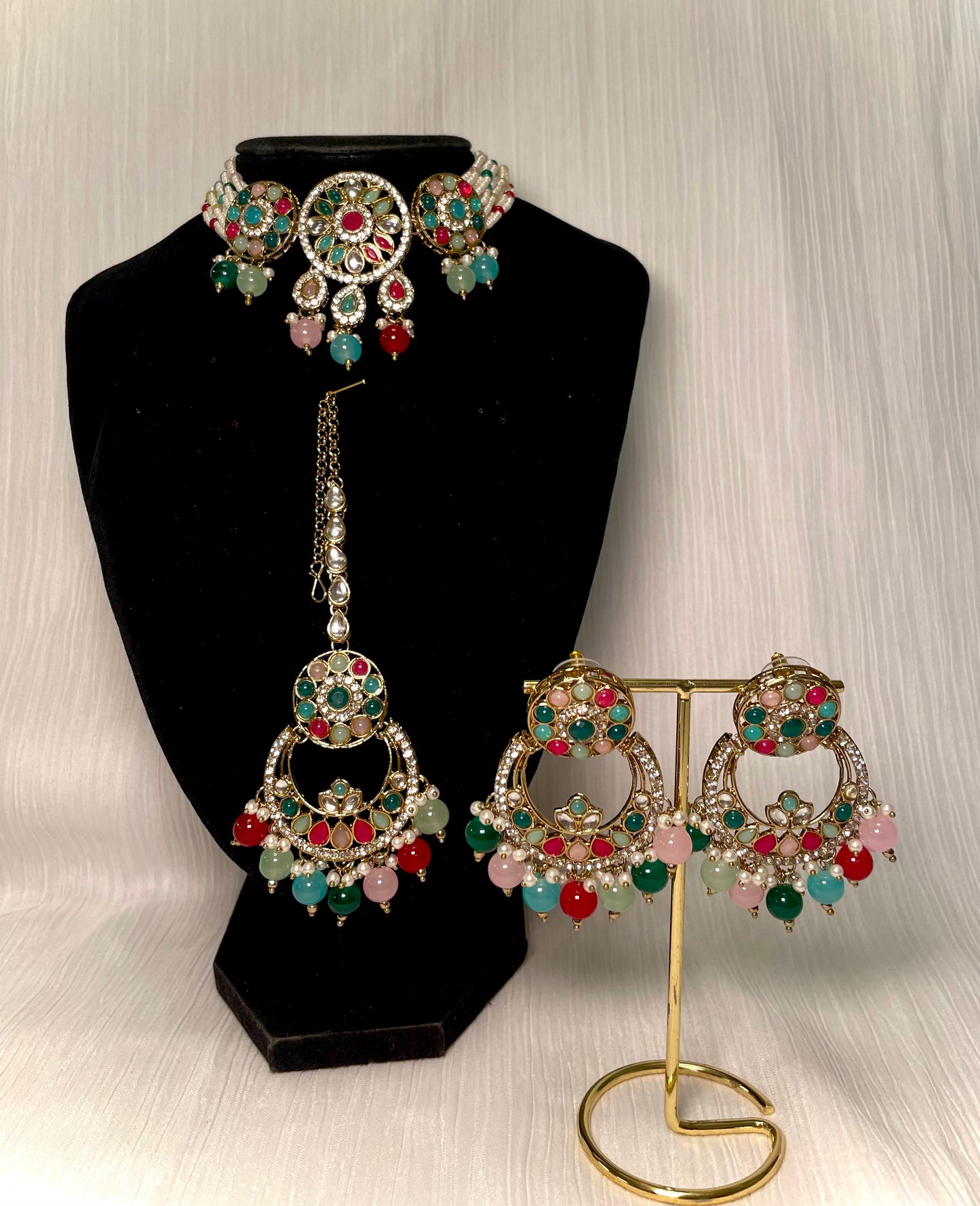 ✨Pearl Kundan Choker Sets✨