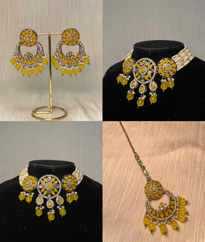 ✨Pearl Kundan Choker Sets✨