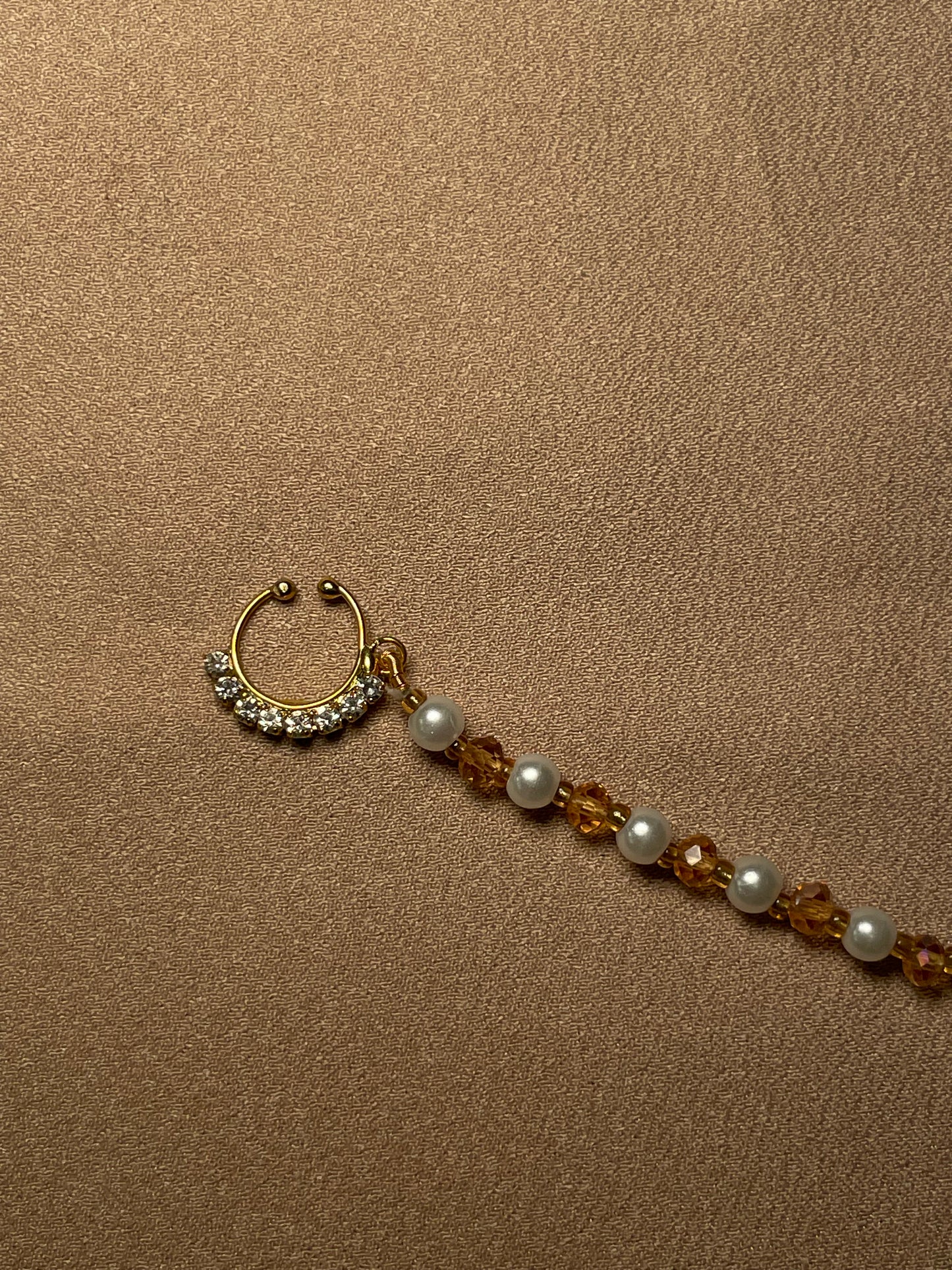 ✨Mini Nose Ring w/Chain✨