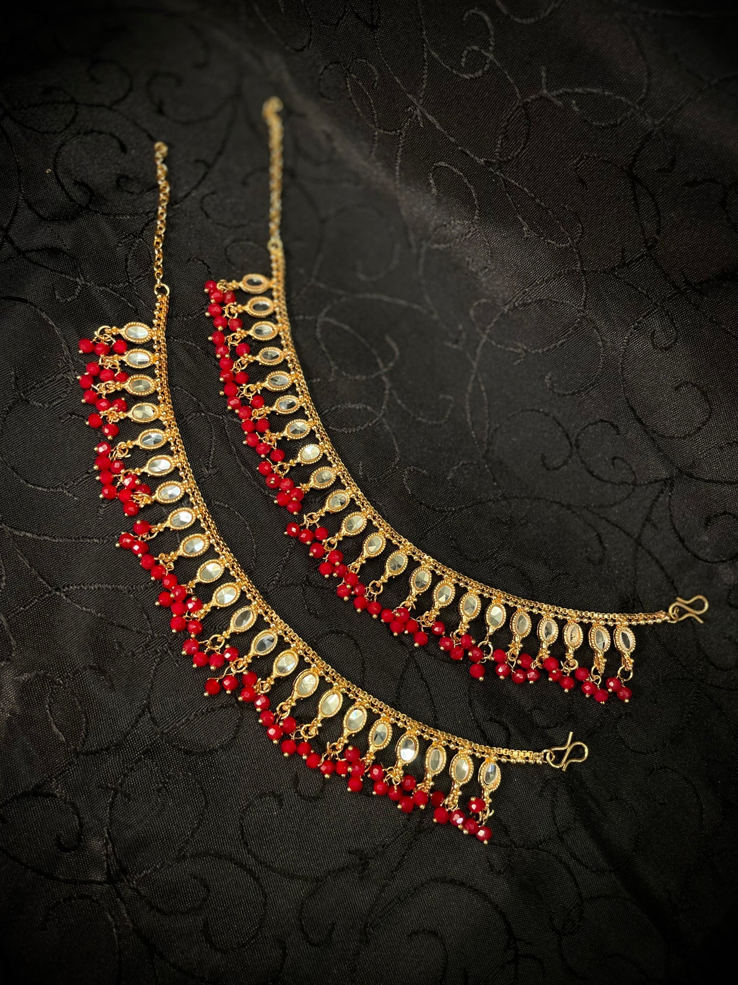 Pakistani Mirror Anklets