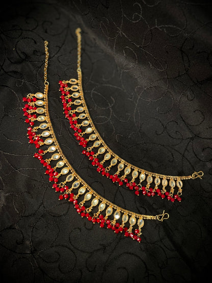 Pakistani Mirror Anklets