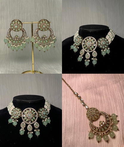 ✨Pearl Kundan Choker Sets✨