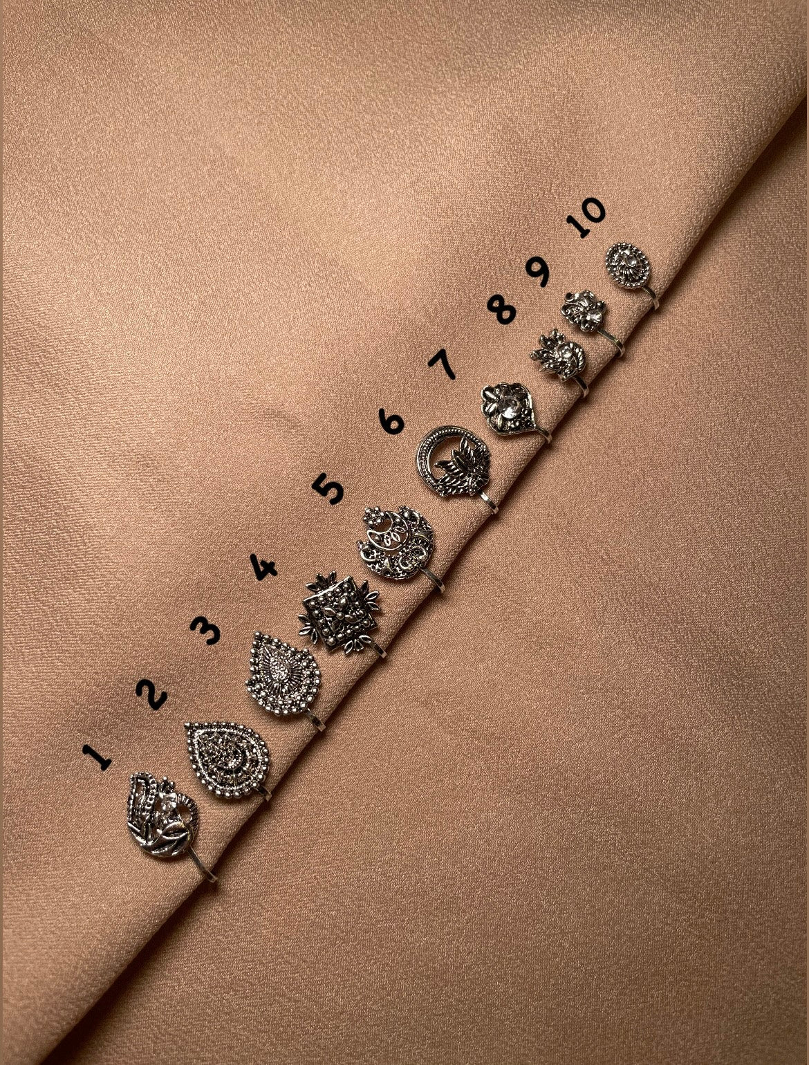 ✨Oxidize Nose Pins (Clip On)✨