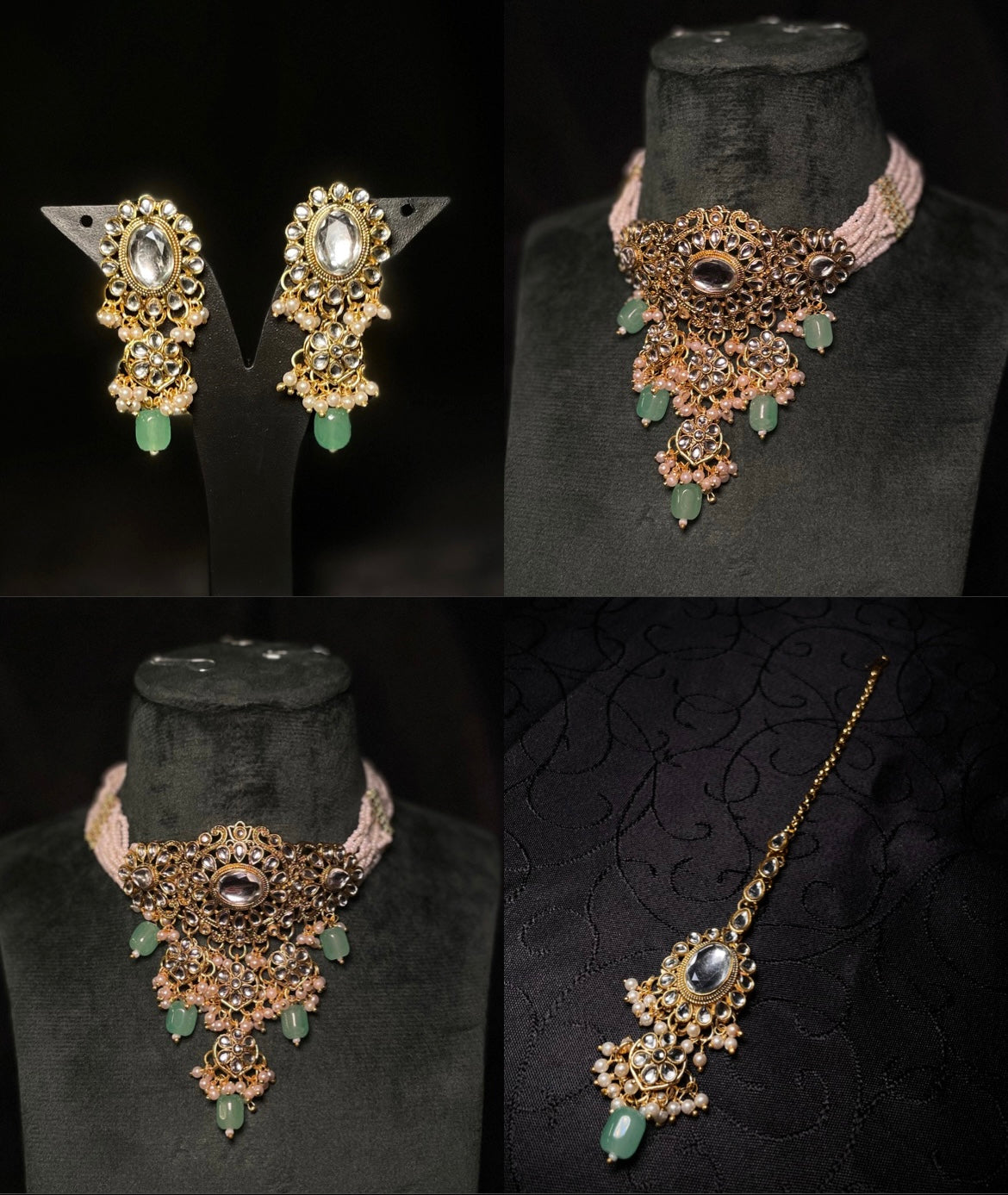 ✨Pachi Kundan Pearl Choker Sets✨