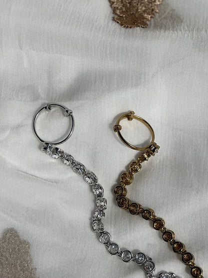 Minimal Polki Hand Chain