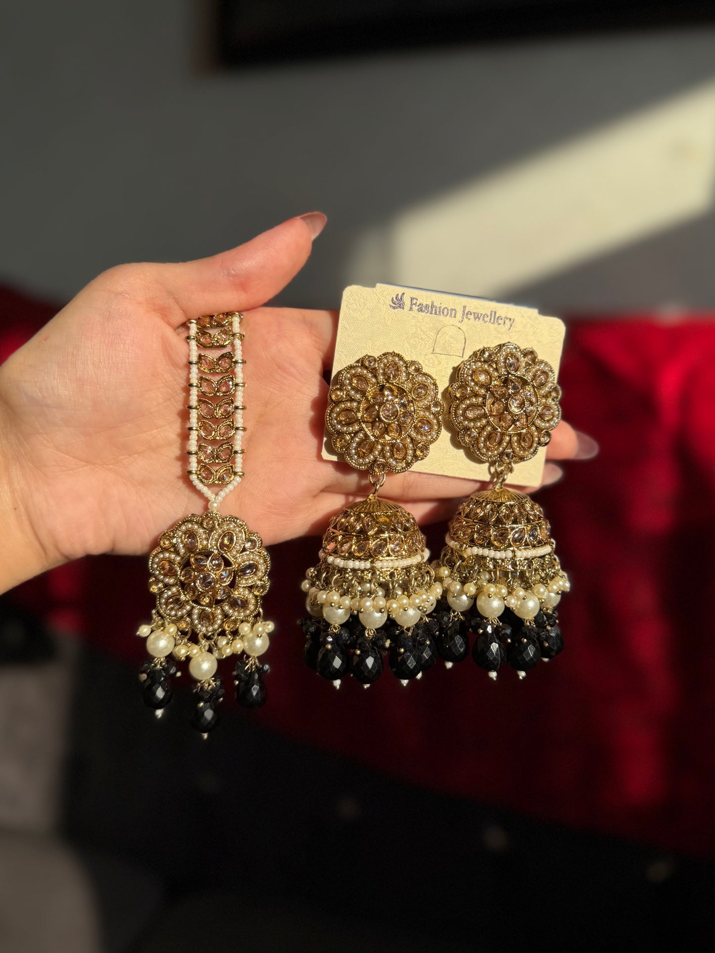 Pakistan Style Polki Jumka Tikka Sets