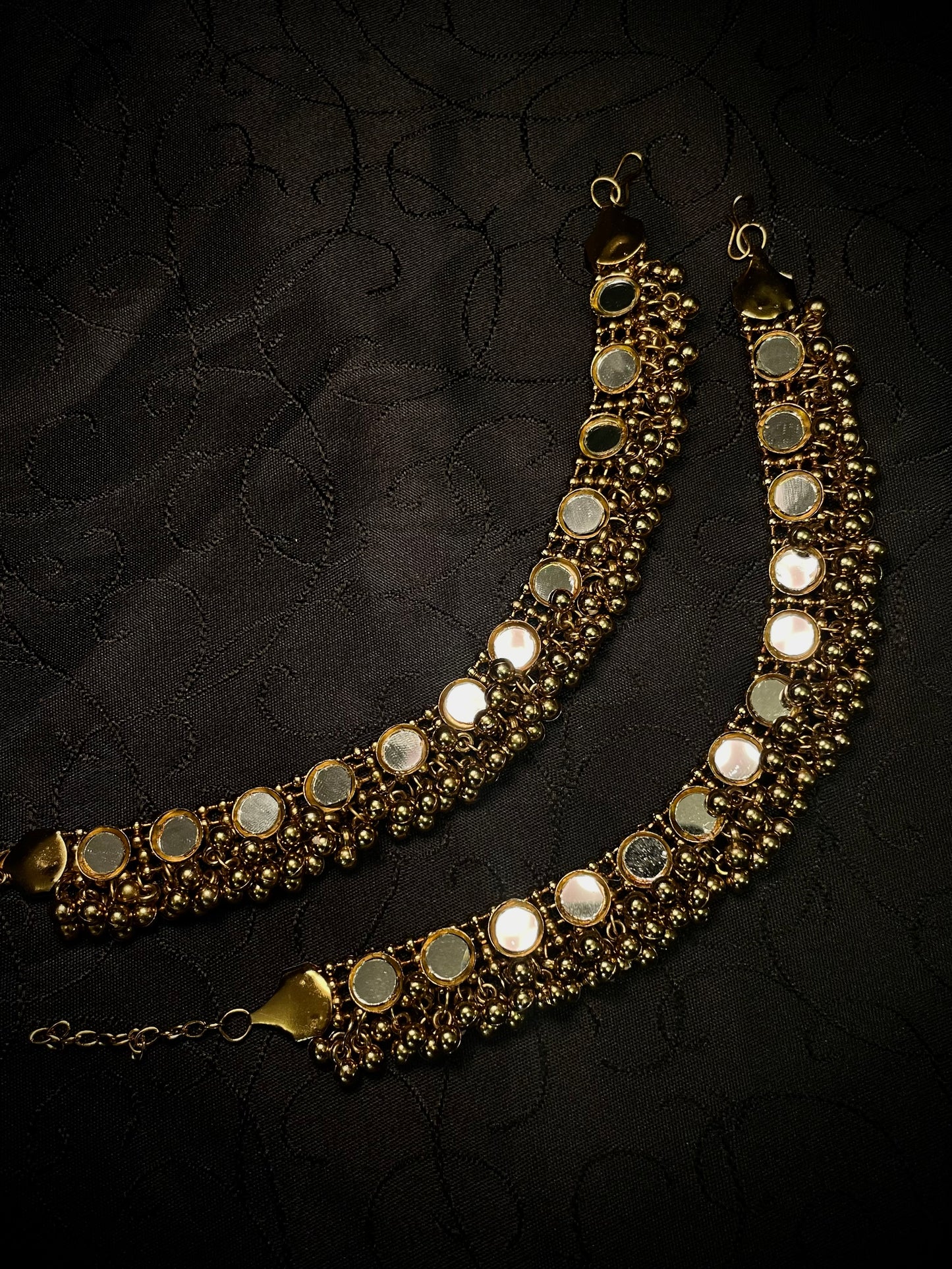 Mirror Oxidize Anklets