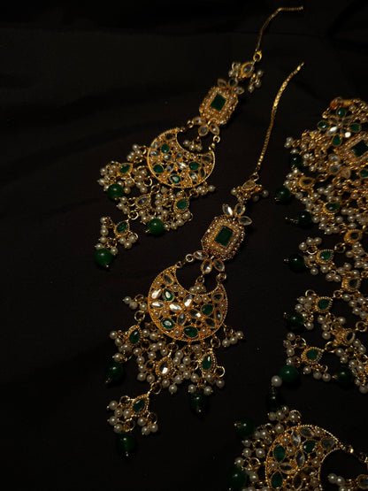 Pakistani Mirror V Choker Bridal Set