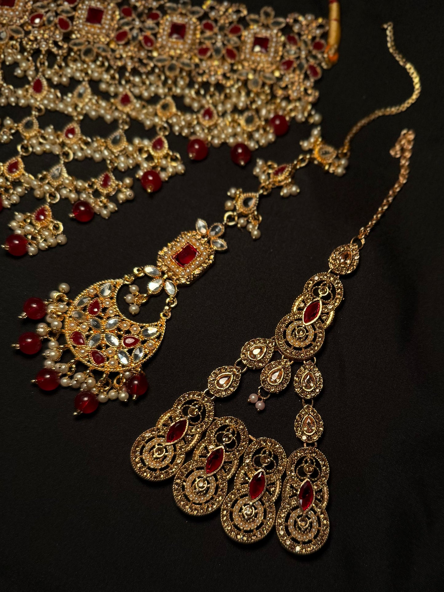Pakistani Mirror V Choker Bridal Set