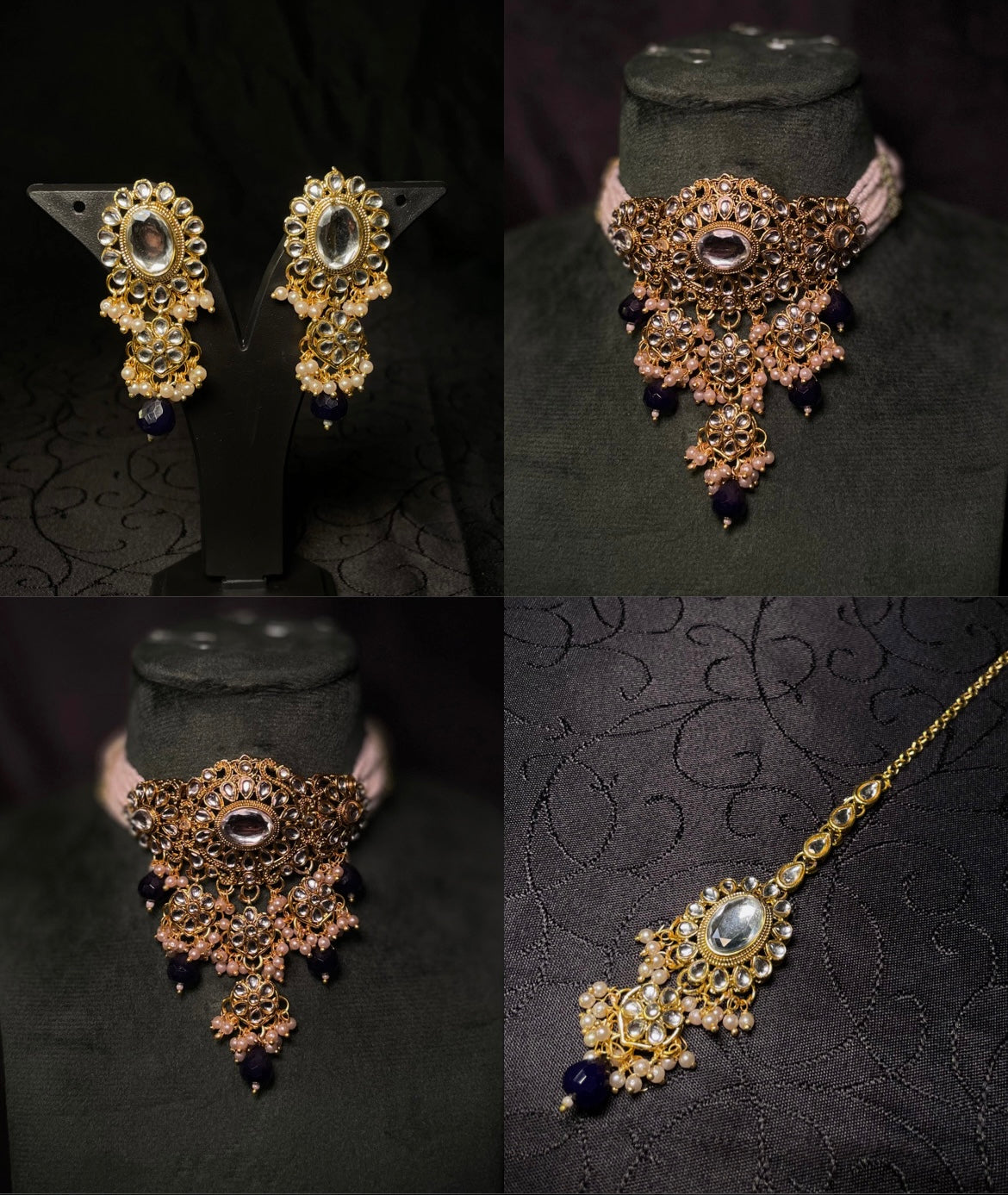✨Pachi Kundan Pearl Choker Sets✨