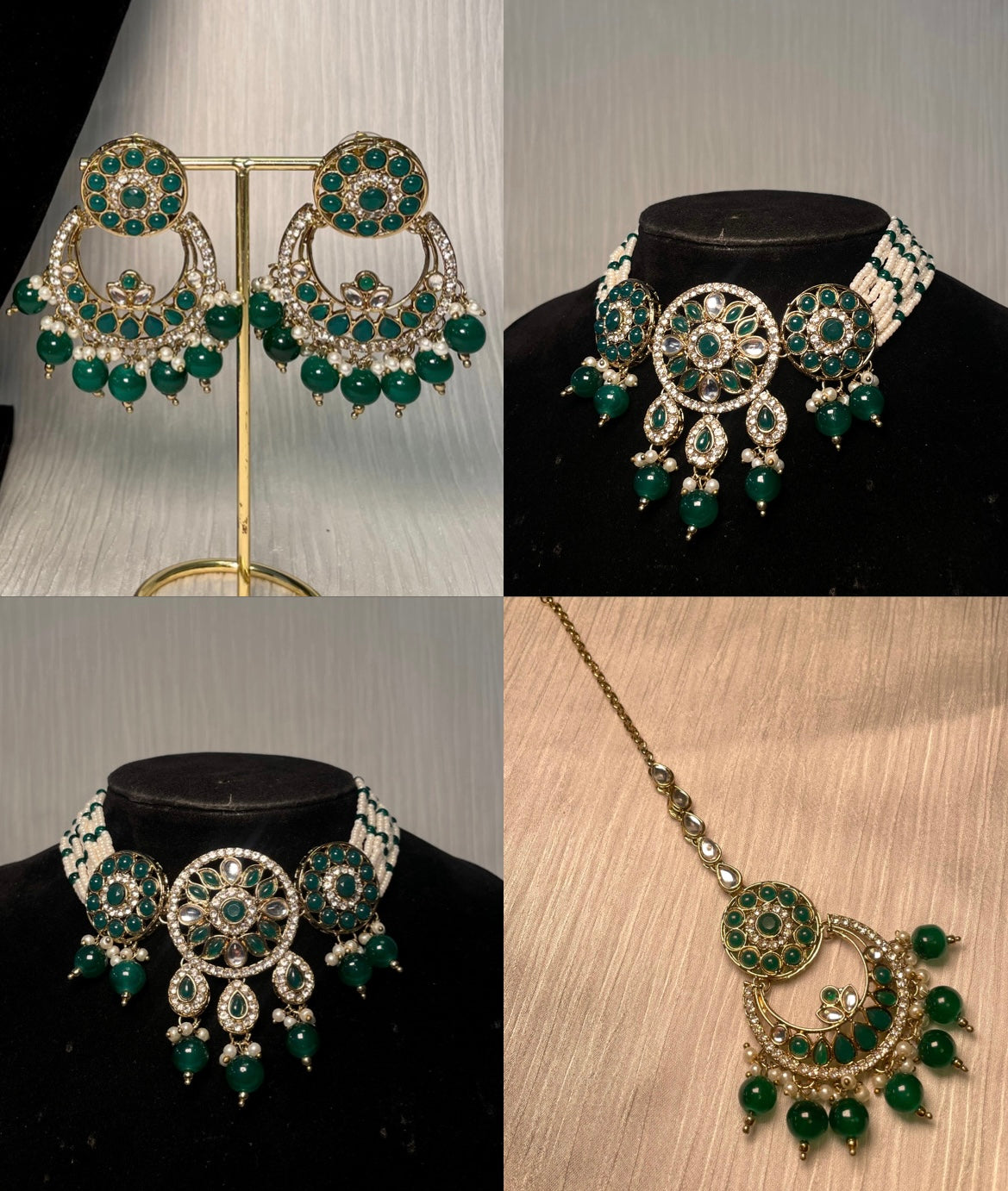 ✨Pearl Kundan Choker Sets✨
