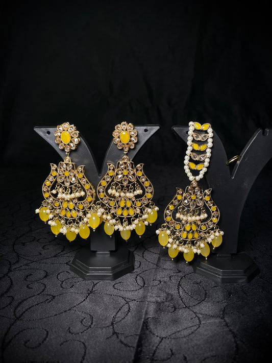 ✨Indian Polki Tikka Set✨