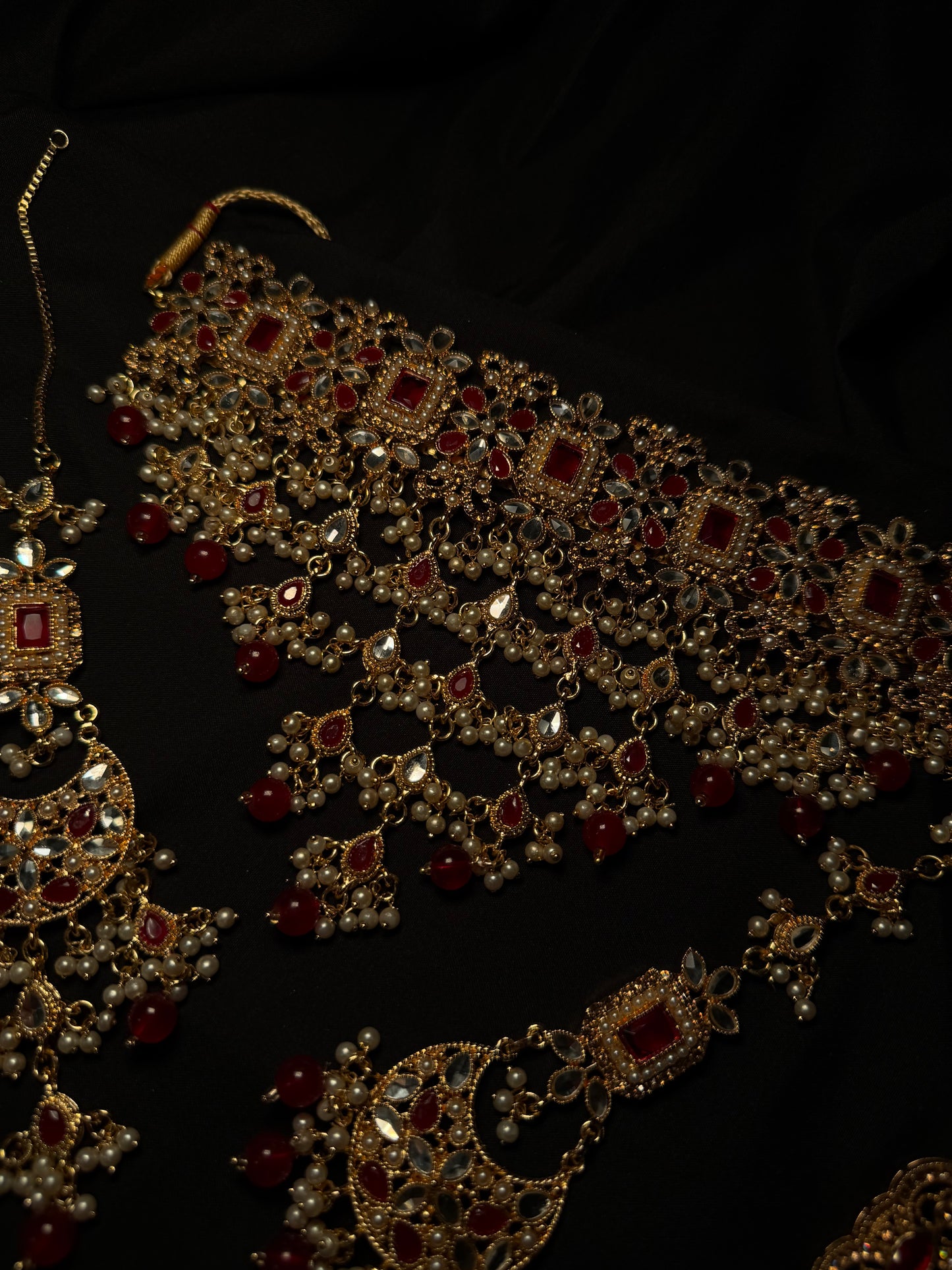 Pakistani Mirror V Choker Bridal Set