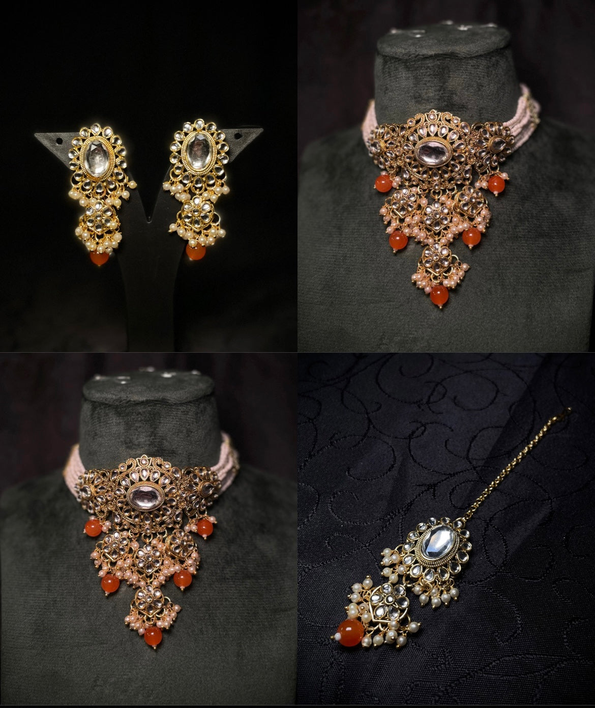 ✨Pachi Kundan Pearl Choker Sets✨