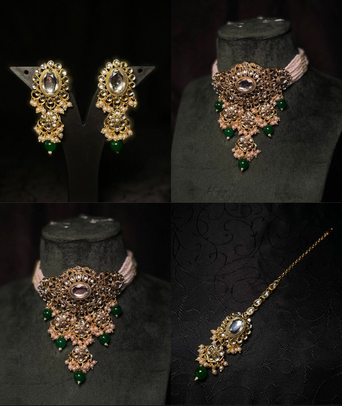 ✨Pachi Kundan Pearl Choker Sets✨