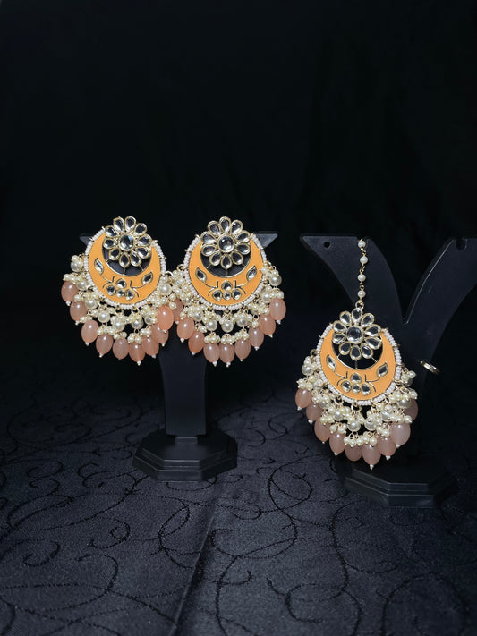 ✨Meenakari Kundan Tikka Set✨