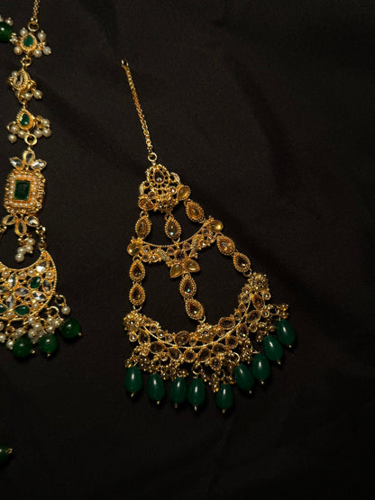 Pakistani Mirror V Choker Bridal Set