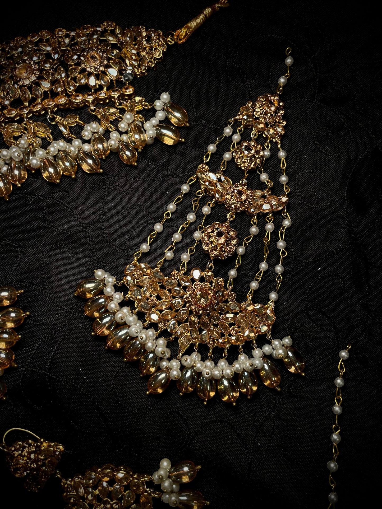 ✨Pakistani Zircon Bridal Choker & Maala Set✨