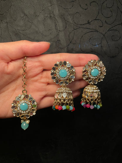 Mirror Jumka Tikka Sets