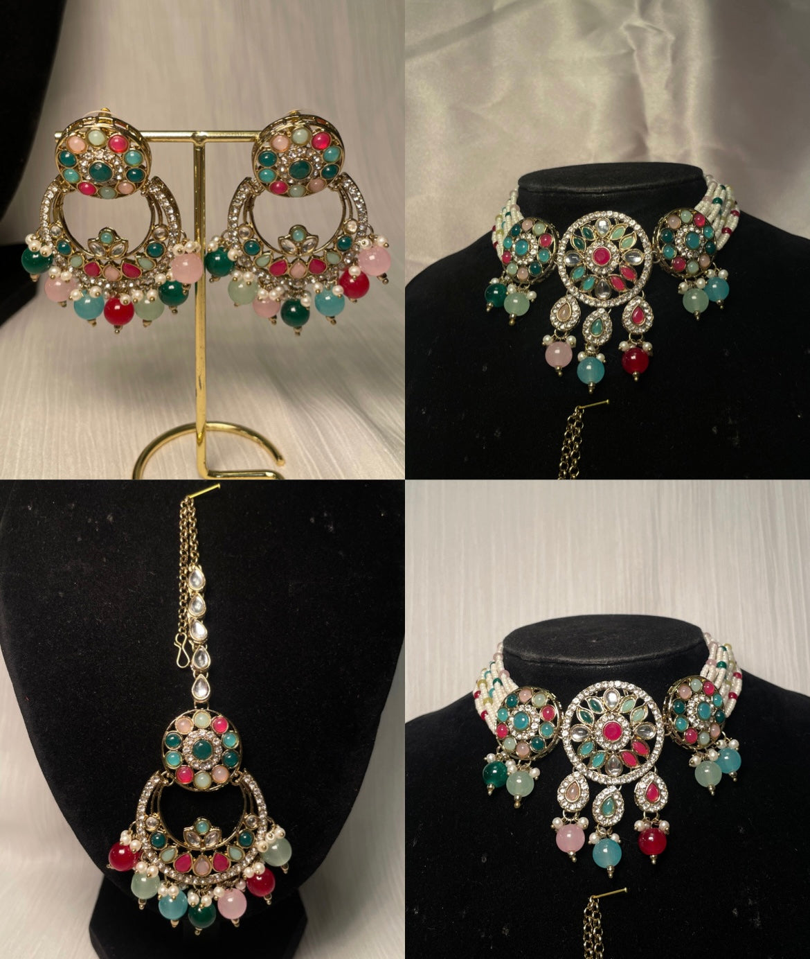 ✨Pearl Kundan Choker Sets✨