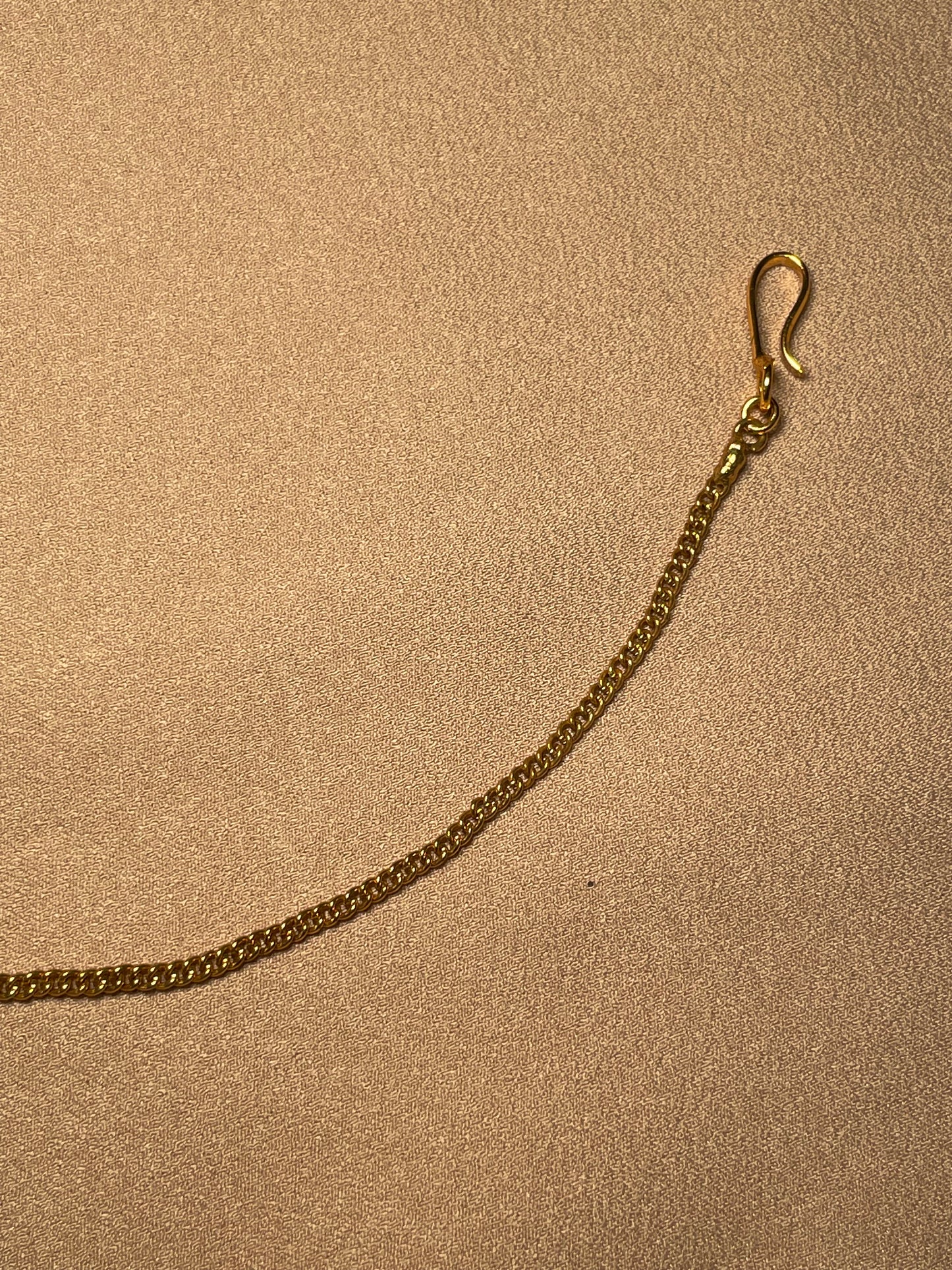 ✨South Indian Nose Pin w/Chain (Clip On)✨