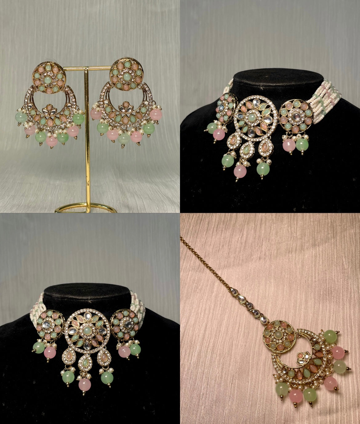 ✨Pearl Kundan Choker Sets✨