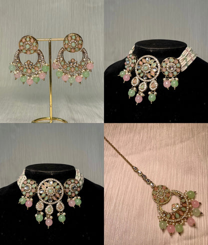 ✨Pearl Kundan Choker Sets✨