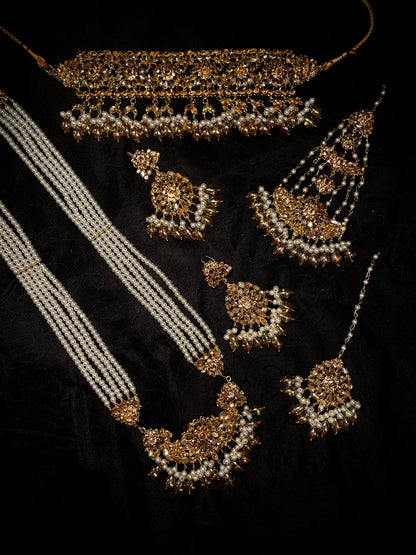 ✨Pakistani Zircon Bridal Choker & Maala Set✨