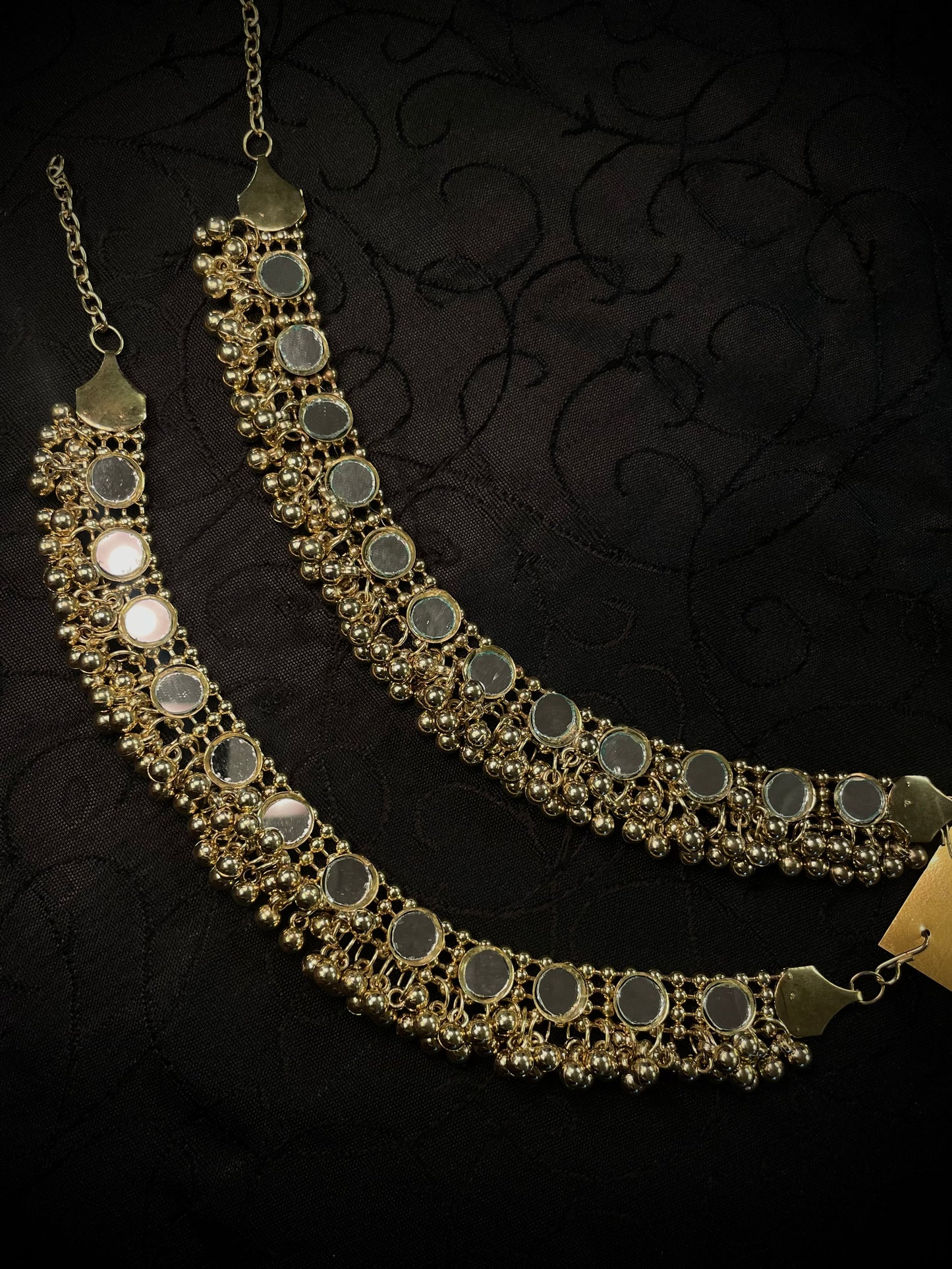 Mirror Oxidize Anklets