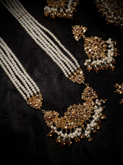 ✨Pakistani Zircon Bridal Choker & Maala Set✨