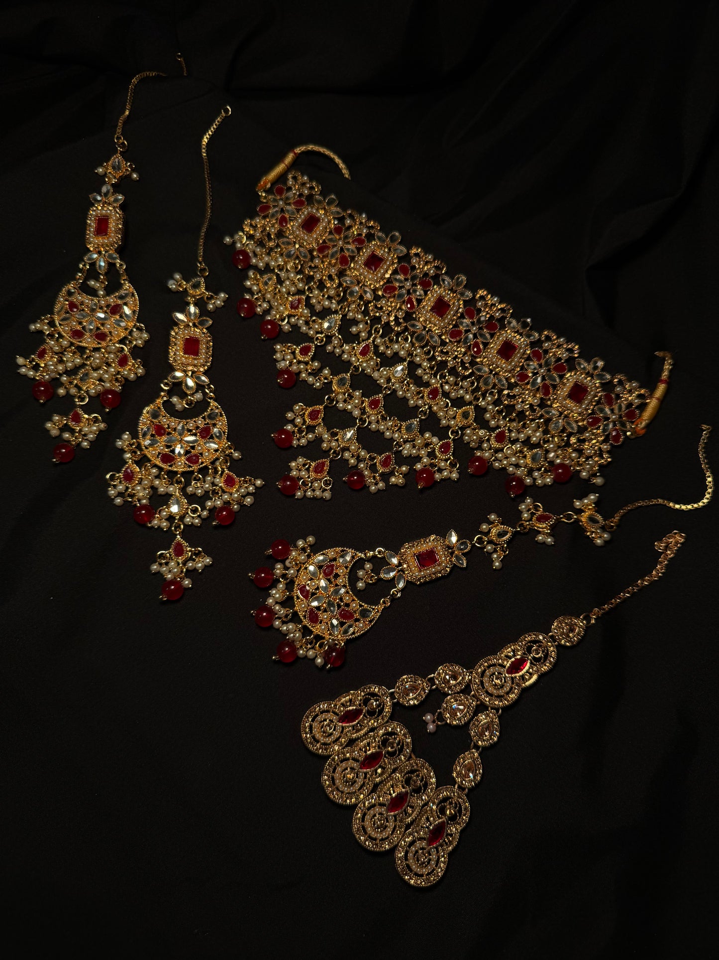 Pakistani Mirror V Choker Bridal Set