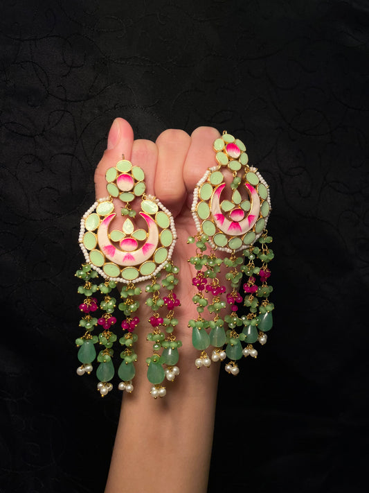 Meenakari Statement Earrings