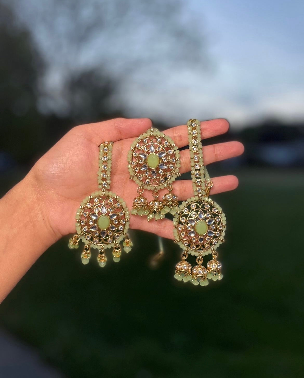 ✨Kundan Sahara Tikka Set✨