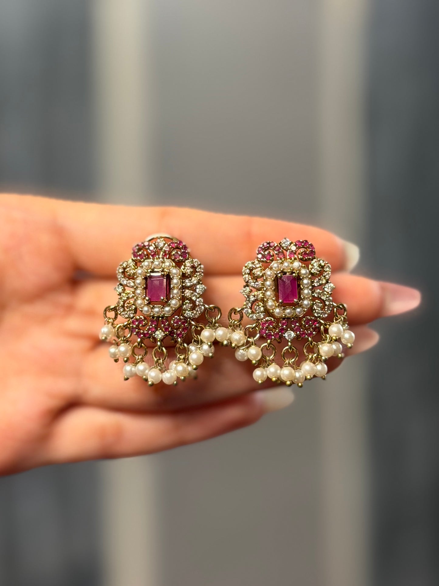 AD Stud Earrings