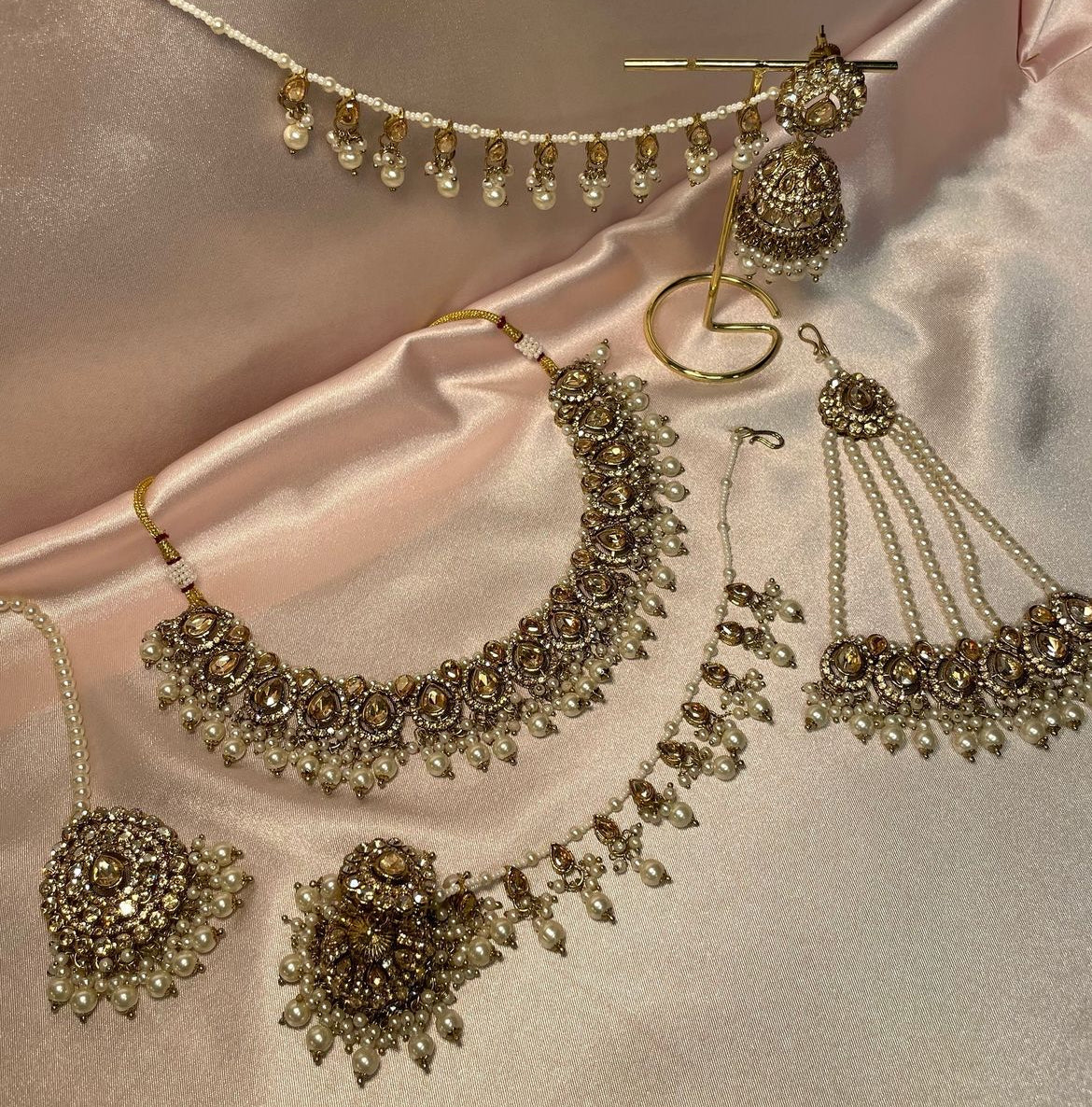 ✨Indian Bridal sets with Detachable Saharay✨