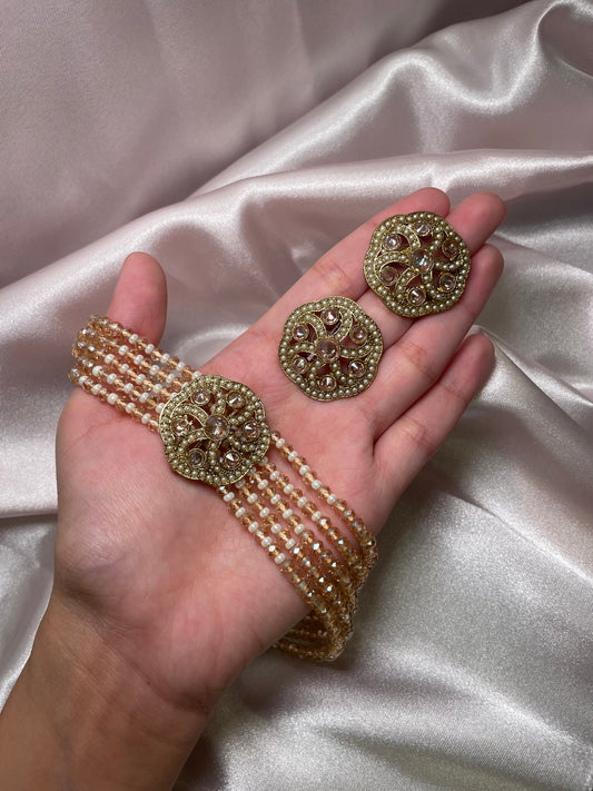 ✨Polki Choker & Stud Set✨