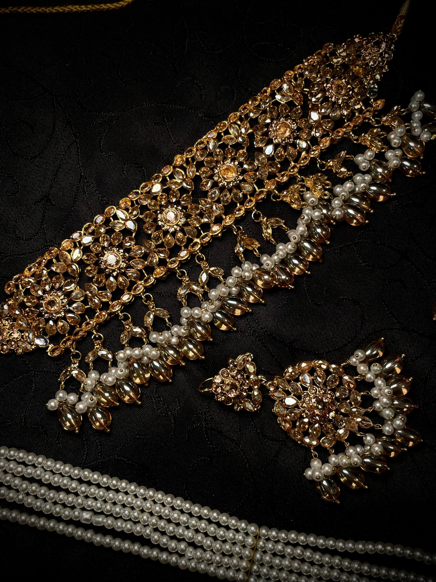 ✨Pakistani Zircon Bridal Choker & Maala Set✨