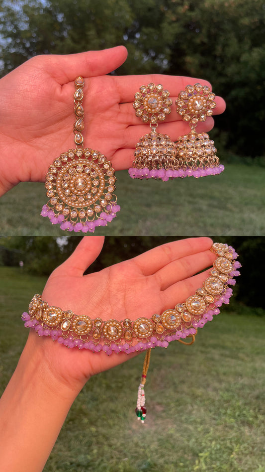 ✨Indian Choker Set w/Jumke & Tikka✨