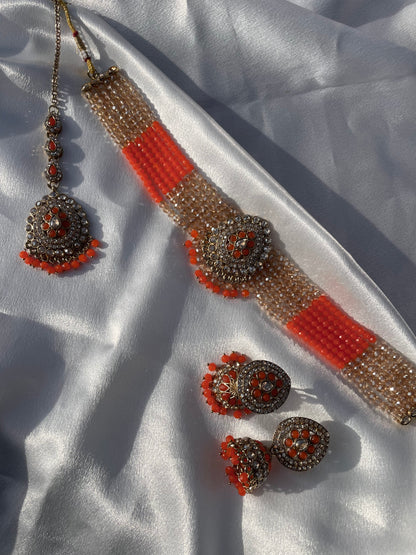 Stone & Crystal Choker Sets