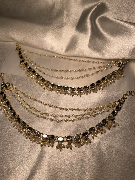 Oval Mirror Saharay/ EarChain