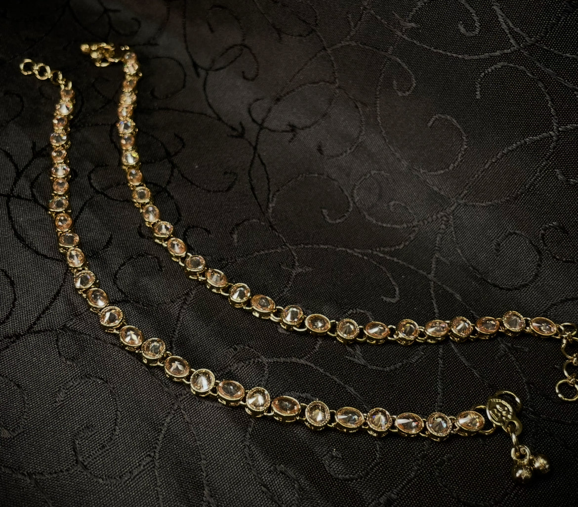 Polki Anklets