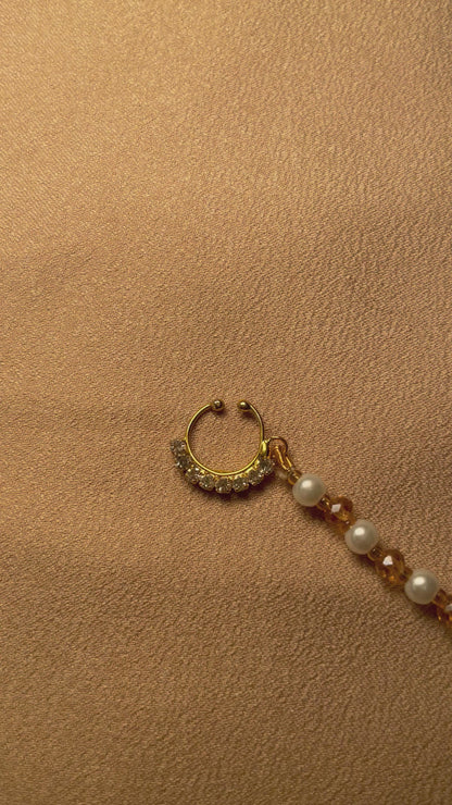 ✨Mini Nose Ring w/Chain✨