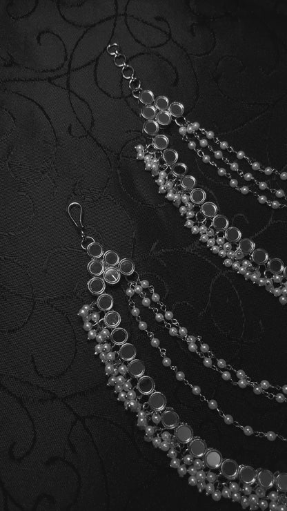 Round Mirror Saharay/Ear Chain