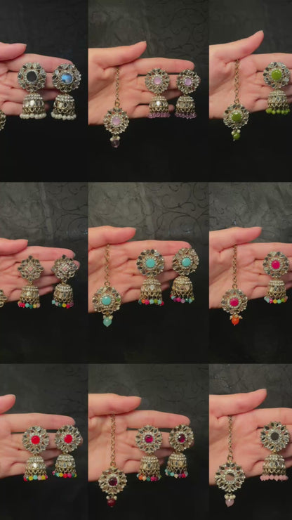Mirror Jumka Tikka Sets