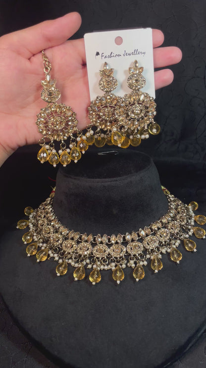 Stone Necklace Set